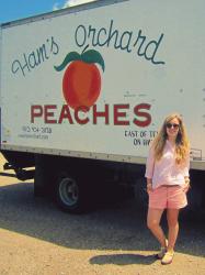 Texas peaches