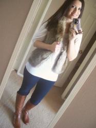 {Faux} Fur Vest