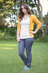 Worn: Denim, Dots and Mustard