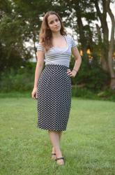 Worn: Polka Dots and Faded Stripes