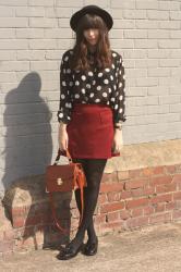 dots, burgundy & FAQ