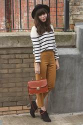 stripes & mustard