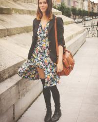 Floral, Overknees, Blazer