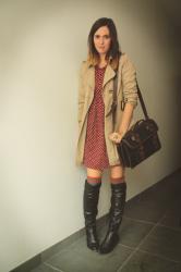 Dots and Over Knee Boots