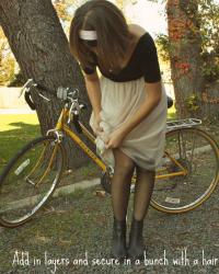 How to ride a bike in a tutu