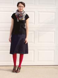 Fall Fashion Challenge {Day 3} - Bold Tights