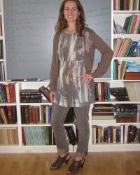 OOTD- CAbi Painted Tunic