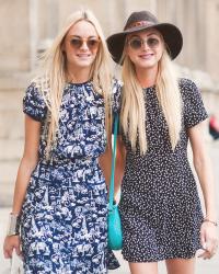 Paris Fashion Week SS 2012...Virginie and Claire