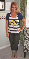 OOTD- Flourishing stripes!