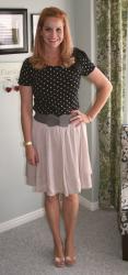 OOTD- Polkadot and not feeling peachy!