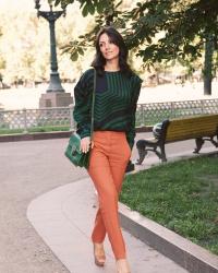 making color-blocking fresh for fall