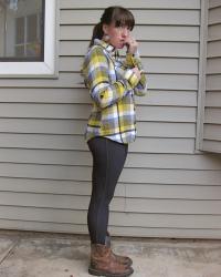 Fridays outfit- O-Neill flannel and leggings