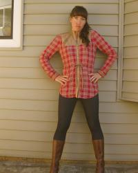 Todays outfit- Free People blouse and boots