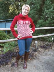 What I Wore Wednesday - Cozy Sweater or Itchy Sweater?