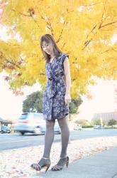 Winter Tree Shirtdress on Thanksgiving