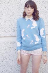 Vintage Cat Sweater from "The Loved One"