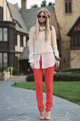 layering with pastels