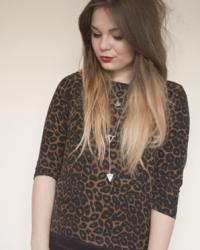 leopard print shift