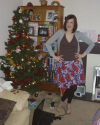 Christmas knits and pretty skirts