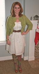 OOTD- Ruffly and Green!