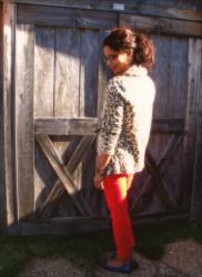 red pants