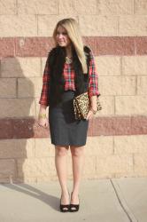 Plaid & Faux Fur