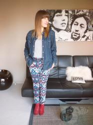 Print pants