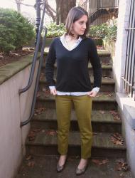 Two (of the same) Ways:  Split Pea Trousers