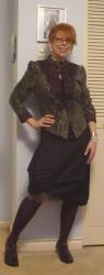Feb 2nd - Outfit #2 - Brocade and Asymmetry