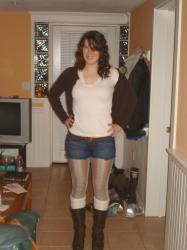 Shiny Printed Tights