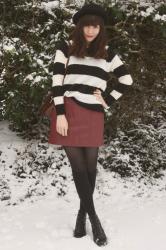 snow & leather & stripes