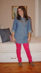 Outfit Post: Hot Pink Pants