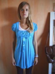 Tunique bleue T.U