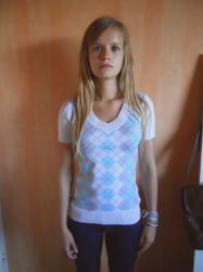 t-shirt sans marque a carreaux T.S