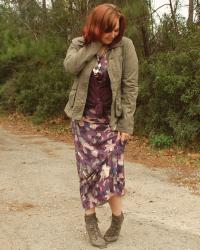 21-in-2012: purple print maxi dress