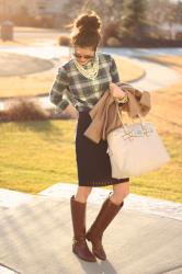 Knit+Plaid+Equestrian...