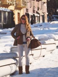 ON THE SNOW WITH THE SUN