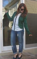 DVF Jacket With Boyfriend Jeans