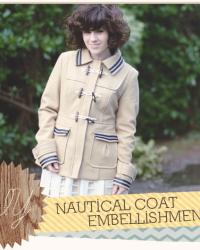 DIY // Nautical Coat Embellishment