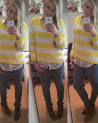 OUTFIT: YELLOW & STRIPES