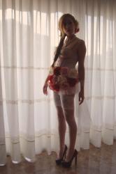 the bride lost her dress