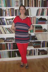 OOTD-Red and Blue Wu!