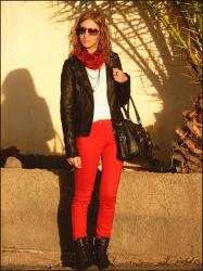 Red pants