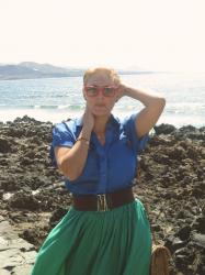 AZUL+VERDE=LOOK CUMPLAÑERO