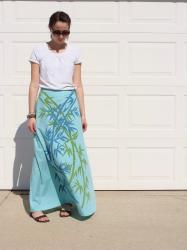 What I Wore - 1960s Maxi Skirt + Giveaway Winner