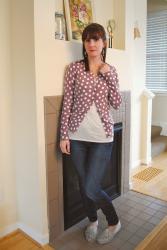 OOTD: Polka Dots & TOMS