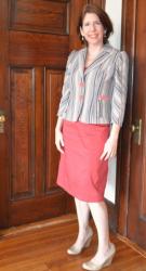 Paralegal Career Dressing:  Visible Monday, Stripes & Rules