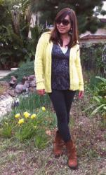 Yellow: A Cardigan and a Fountain