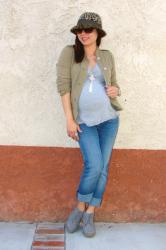 Animal Print Fedora and a Day at the Beach