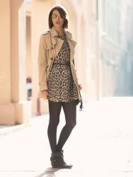 Animal printed dress